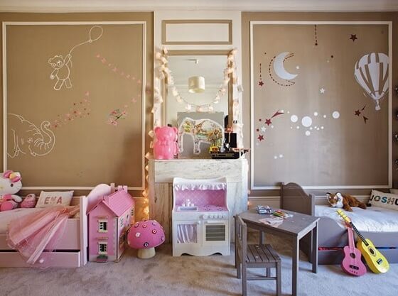 20 cách trang trí phòng ngủ cực đẹp cho hoàng tử tí hon và công chúa nhỏ ở chung phòng 24