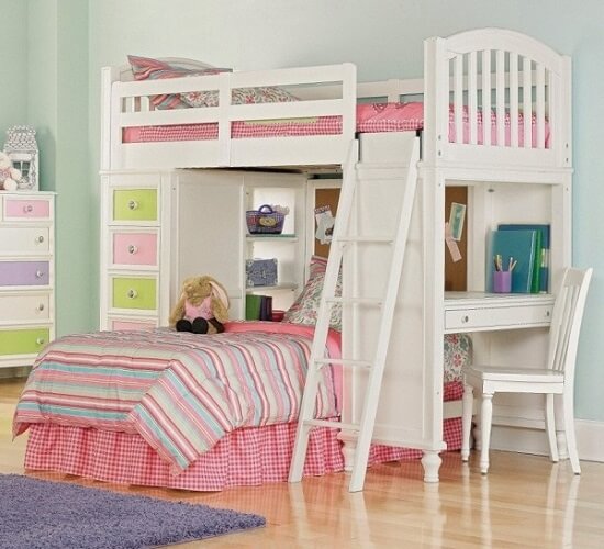 20 cách trang trí phòng ngủ đáng yêu dành cho nhà có hai cô công chúa 22
