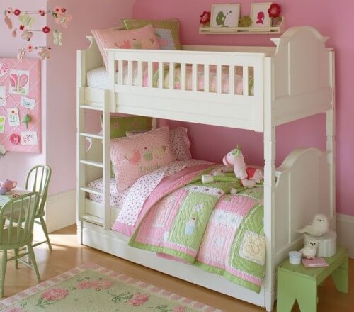 20 cách trang trí phòng ngủ đáng yêu dành cho nhà có hai cô công chúa 23