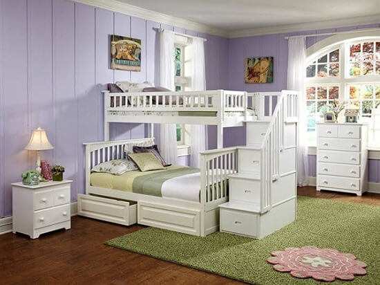 20 cách trang trí phòng ngủ đáng yêu dành cho nhà có hai cô công chúa 32
