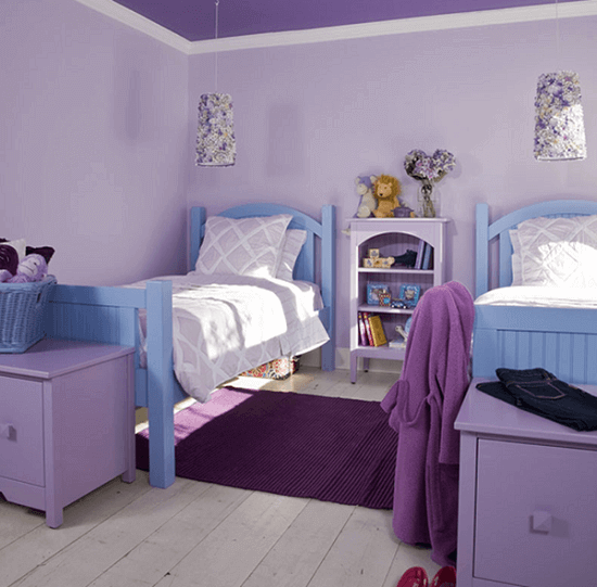 20 cách trang trí phòng ngủ đáng yêu dành cho nhà có hai cô công chúa 33