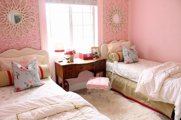 20 cách trang trí phòng ngủ đáng yêu dành cho nhà có hai cô công chúa 25