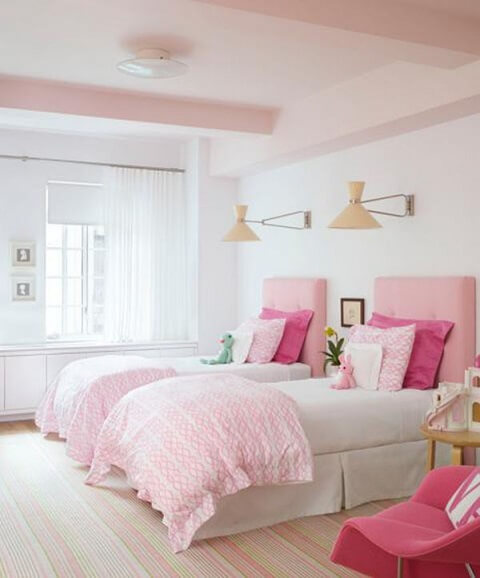 20 cách trang trí phòng ngủ đáng yêu dành cho nhà có hai cô công chúa 26