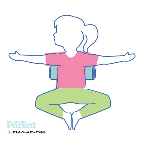 6 động tác yoga vừa dễ tập vừa tăng cường sức khỏe và sức dẻo dai cho bé yêu 13