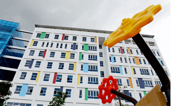 Bệnh viện Nhi đồng Thành phố xinh xắn như trường mầm non 31