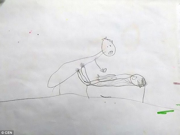Bức vẽ của bé 5 tuổi tố cáo tội phạm xâm hại tình dục 5