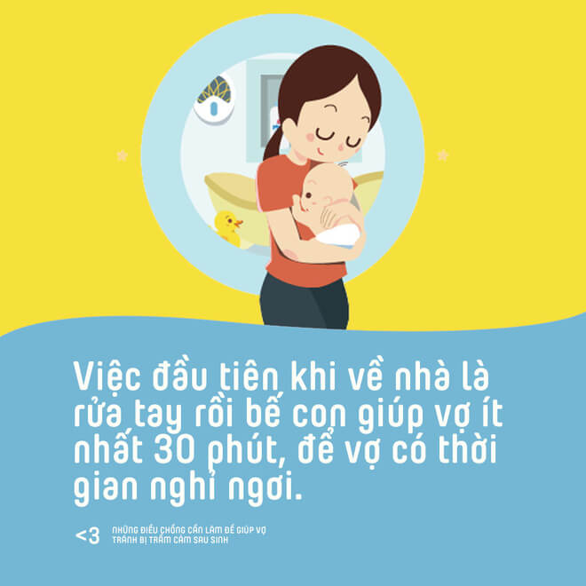 Chồng làm được những điều này, vợ không mắc trầm cảm sau sinh 16