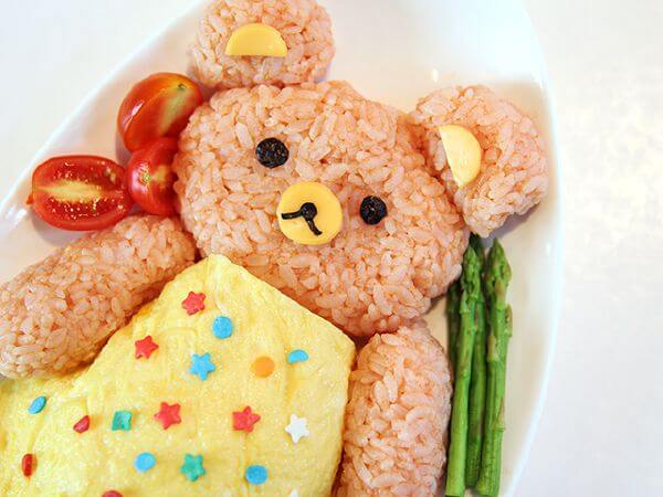 Cơm Bento hình gấu đắp chăn đáng yêu cho bé 34