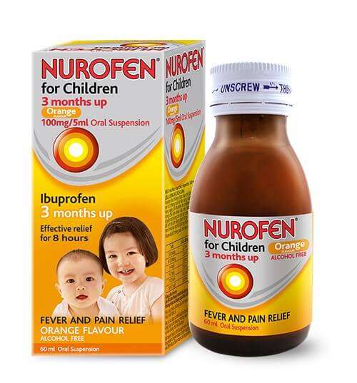 nurofen chữa đau ở trẻ