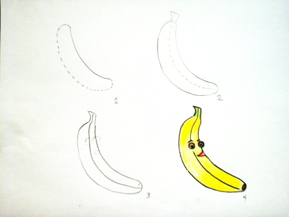Dạy bé vẽ trái cây bằng cách cực kỳ đơn giản 13
