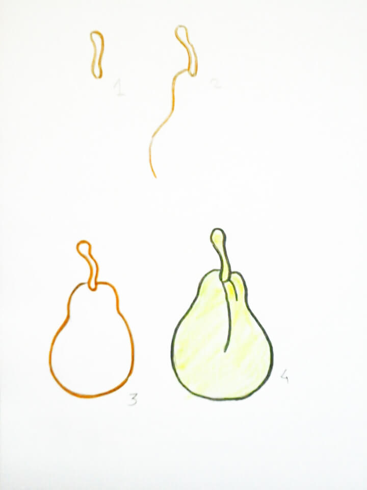Dạy bé vẽ trái cây bằng cách cực kỳ đơn giản 20