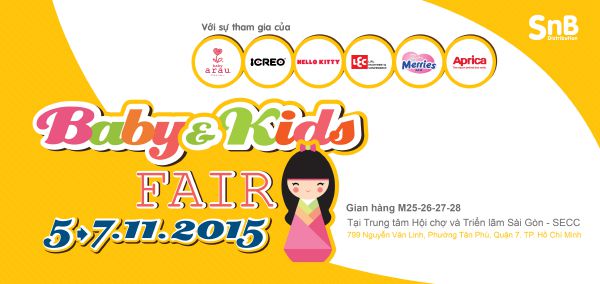 Hội chợ Baby&Kids Fair – Dành cho con yêu những điều tuyệt vời nhất 5