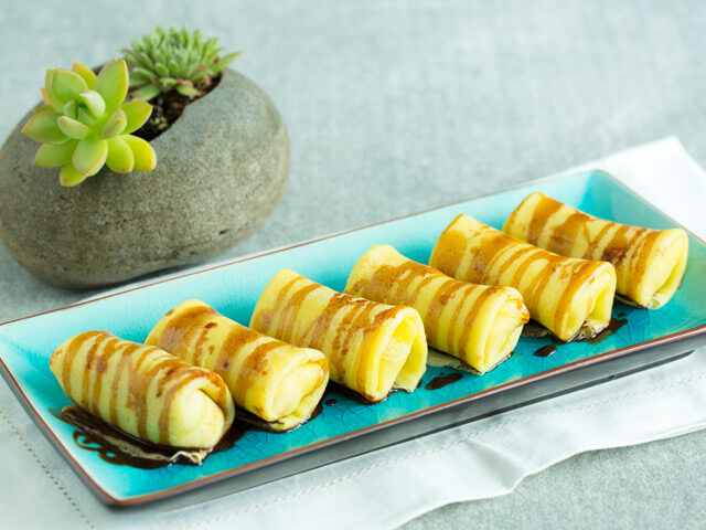 Món Crepe chuối mềm mại, thơm ngon cả nhà đều mê