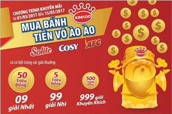 ""Mua Bánh Kinh Đô, Tiền Vô Ào Ào"" với hơn 1.000 giải thưởng 4