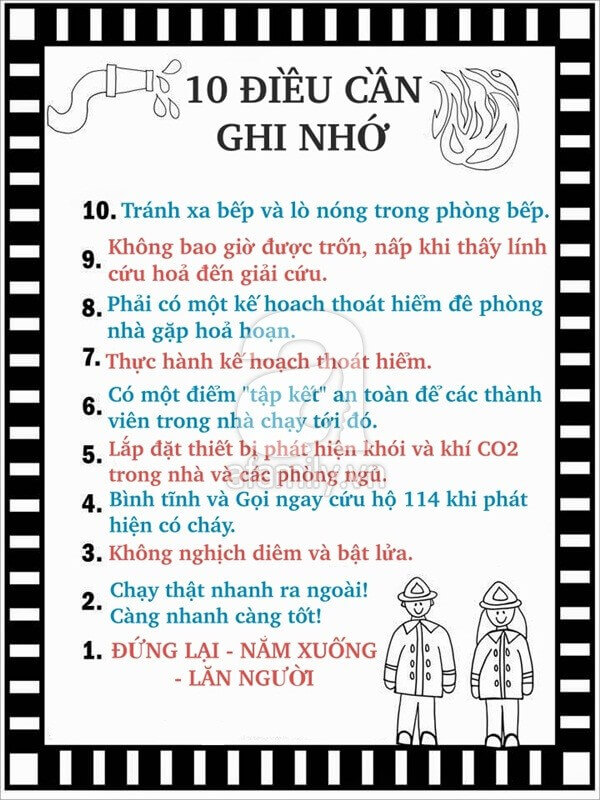 Kỹ năng thoát hiểm cho trẻ