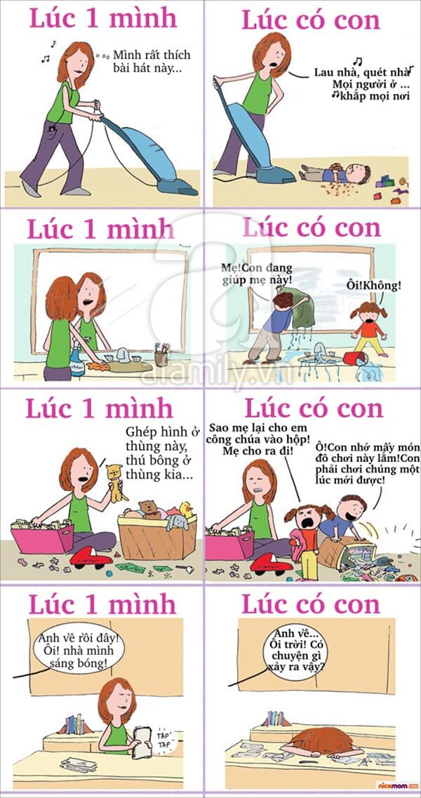 Thay đổi khi làm mẹ