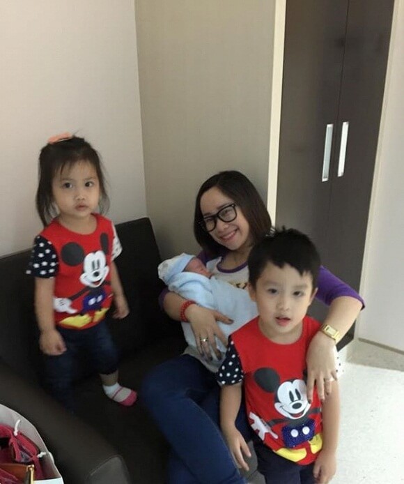Ốc Thanh Vân sinh bé trai thứ ba nặng 3,5kg 12