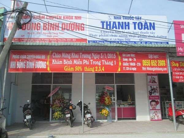 Phòng khám Nhi đồng Bình Dương khám miễn phí bệnh nhi trong tháng 1 4