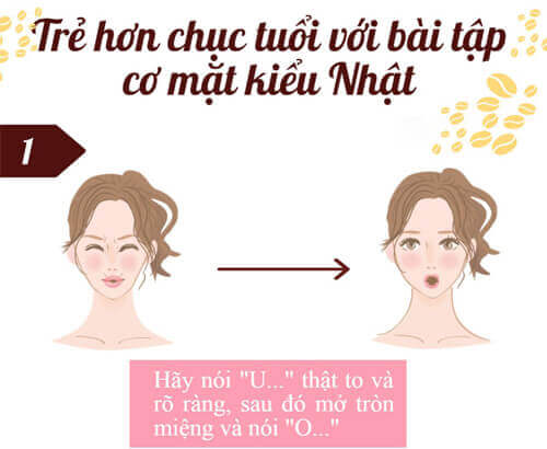 Thử ngay bài tập cơ mặt kiểu Nhật giúp mẹ trẻ ra chục tuổi 7