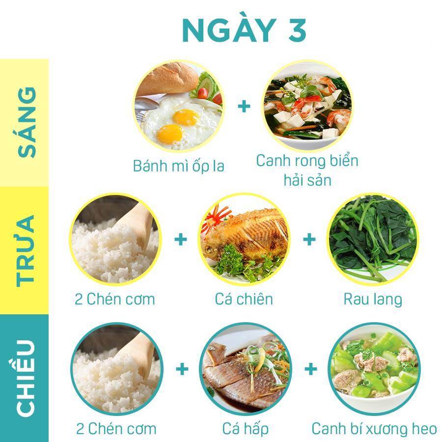 Thực đơn 7 ngày cho người gầy tăng cân vèo vèo 15