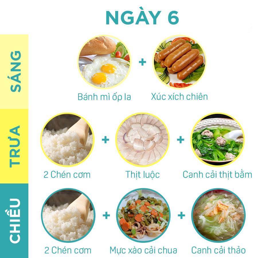 Thực đơn 7 ngày cho người gầy tăng cân vèo vèo 18