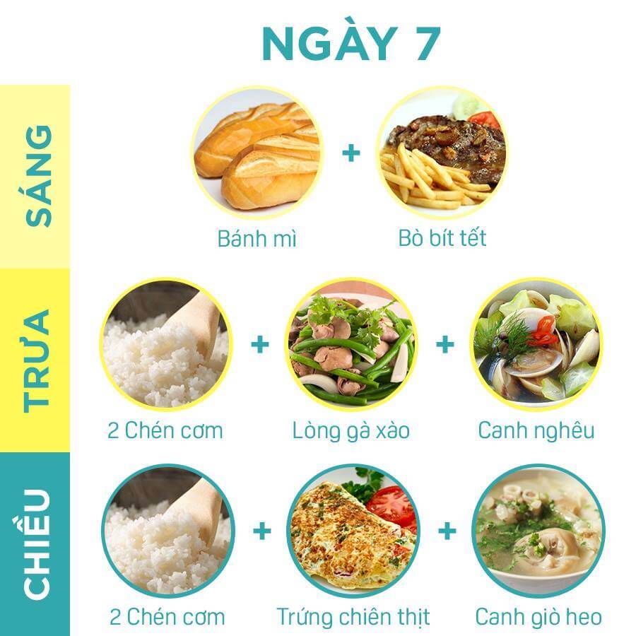 Thực đơn 7 ngày cho người gầy tăng cân vèo vèo 19