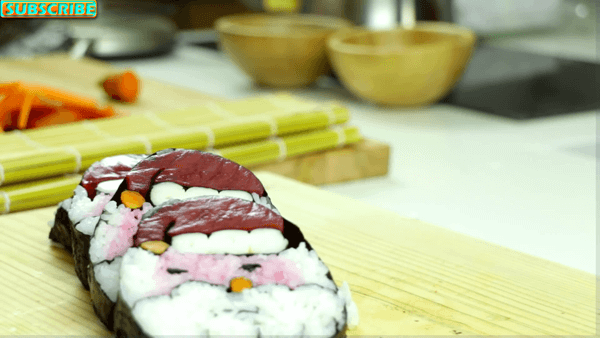 Sushi hình ông già Noel 10