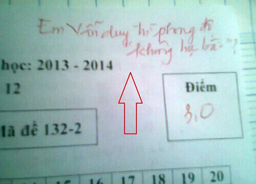 Bật cười với những lời phê "bá đạo" của các thầy cô giáo 15