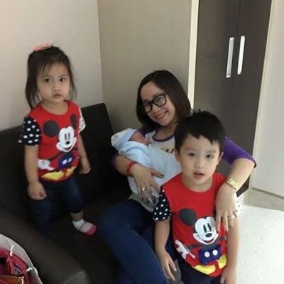 Ốc Thanh Vân sinh bé trai thứ ba nặng 3,5kg 7