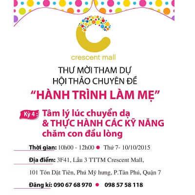 Hội thảo: “Tâm lý lúc chuyển dạ & thực hành kỹ năng chăm con đầu lòng” 9