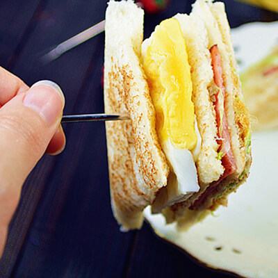Cách làm bánh sandwich kẹp cho bé thích mê 13
