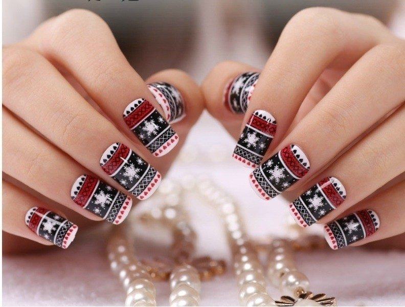 mẫu nail đẹp cho Noel