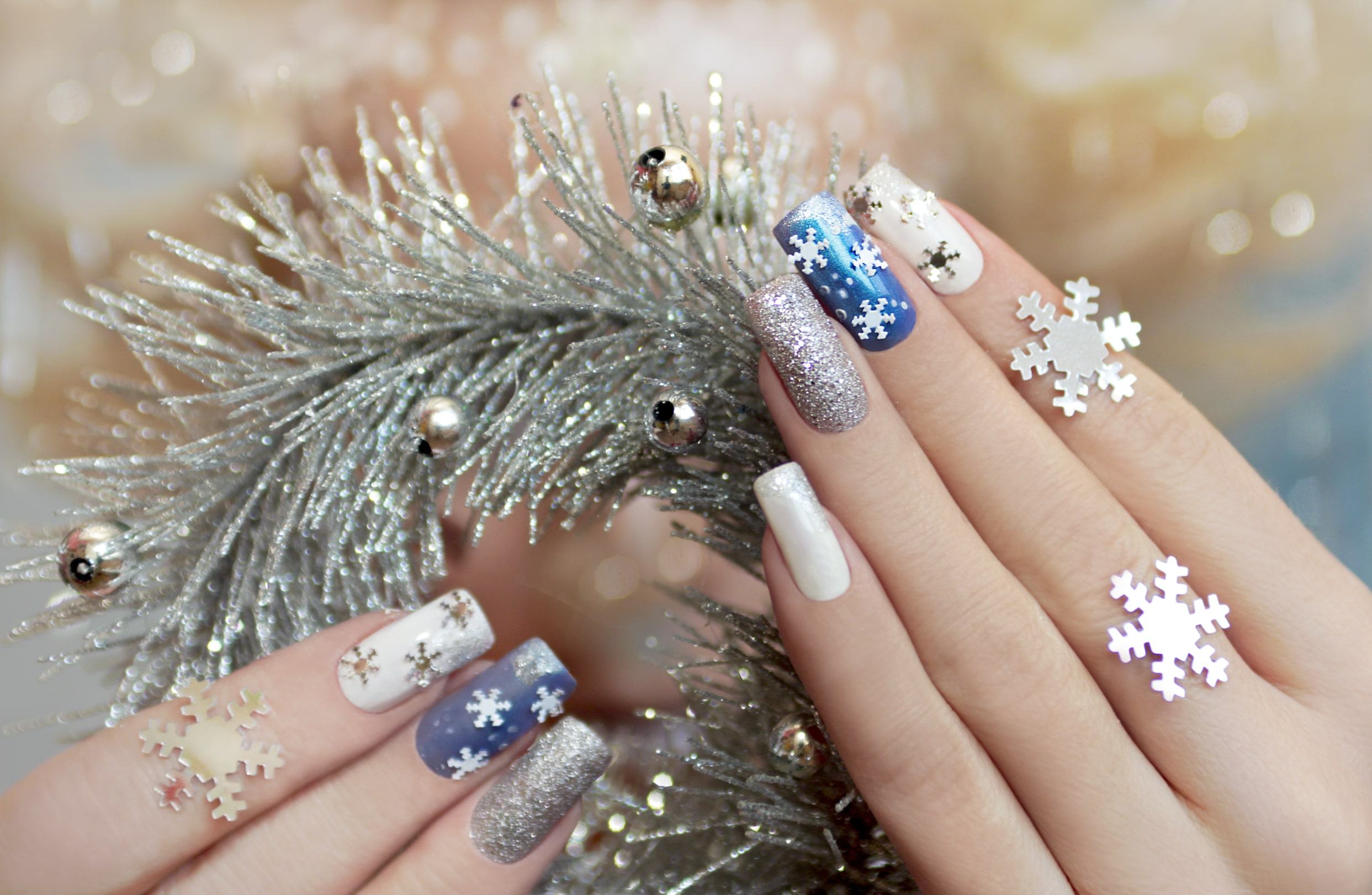 mẫu nail đẹp cho Noel