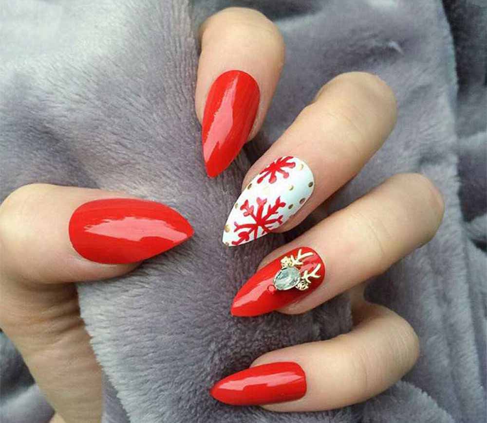 mẫu nail đẹp cho Noel