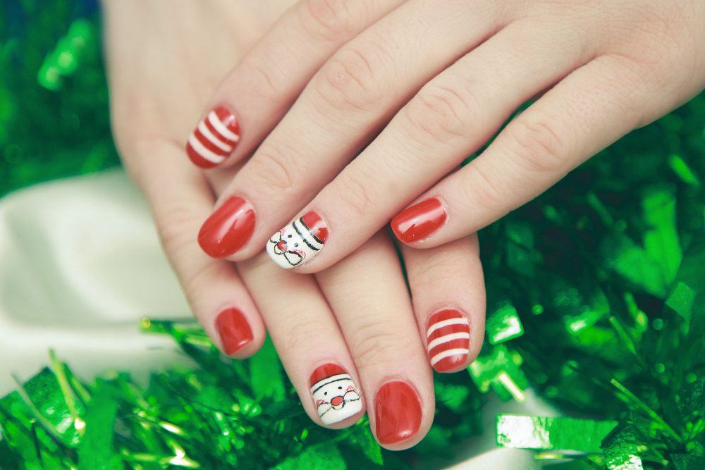 mẫu nail đẹp cho Noel