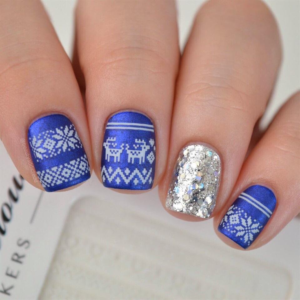 mẫu nail đẹp cho Noel