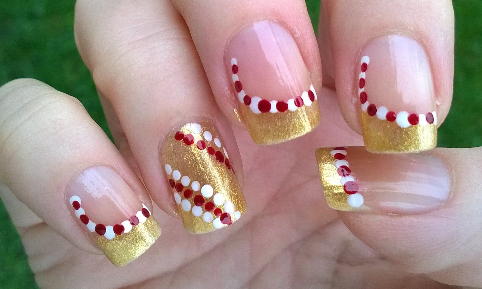 mẫu nail đẹp cho Noel