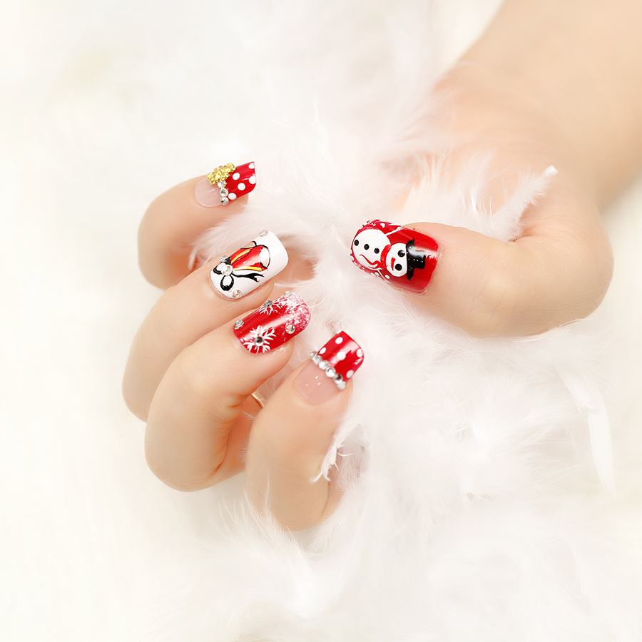 mẫu nail đẹp cho Noel