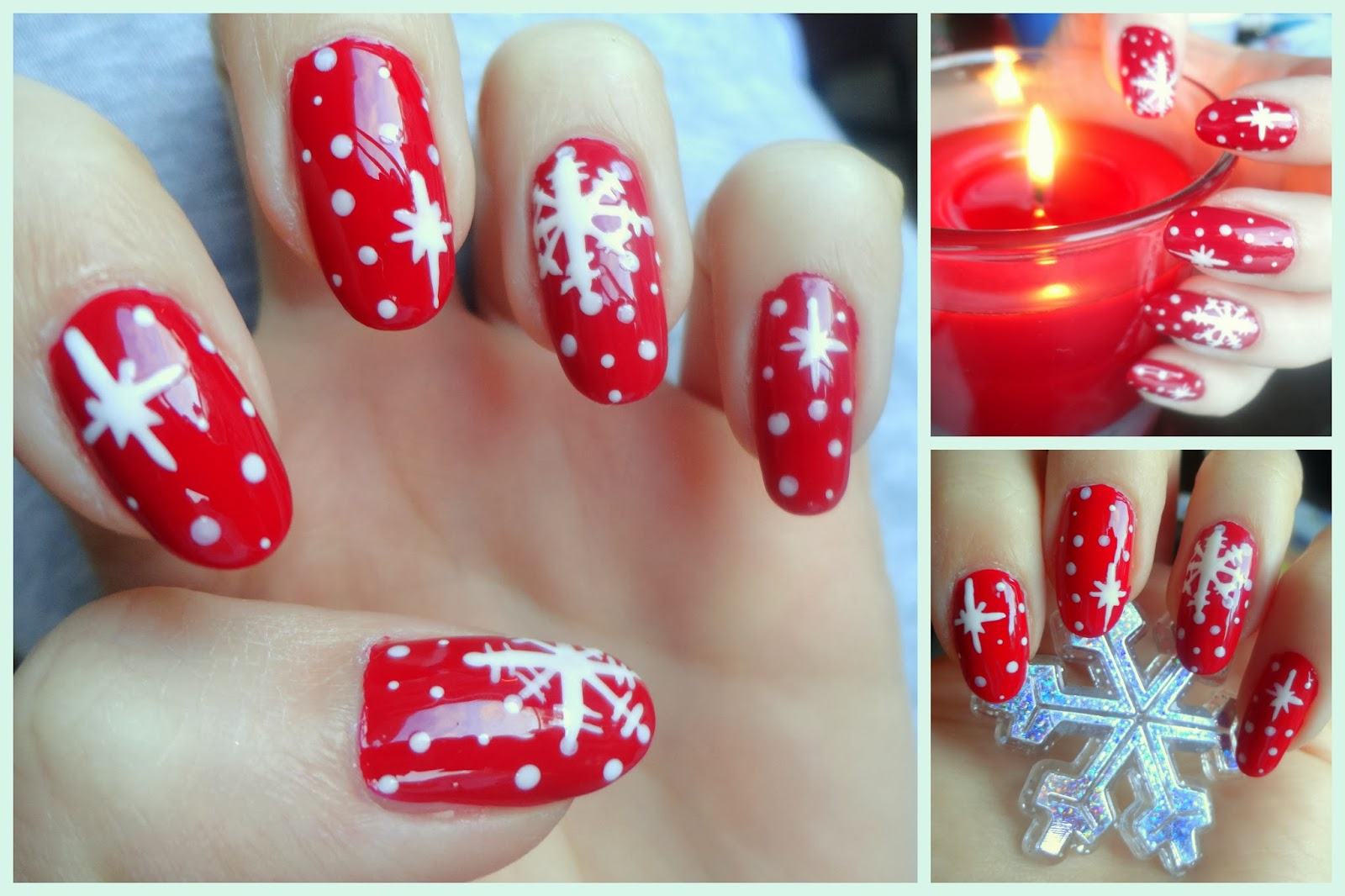 mẫu nail đẹp cho Noel