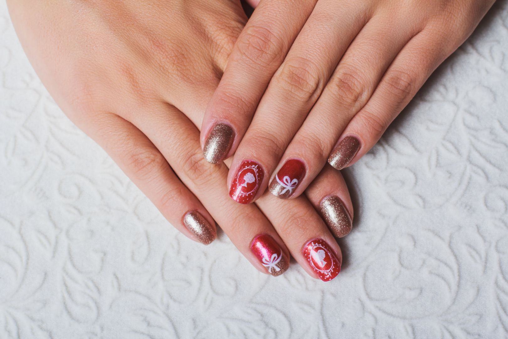 mẫu nail đẹp cho Noel