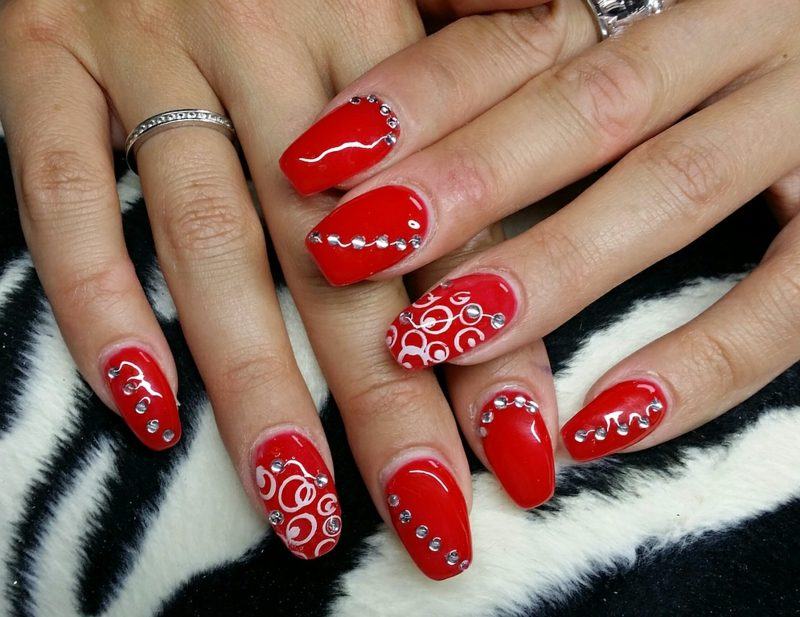 mẫu nail đẹp cho Noel