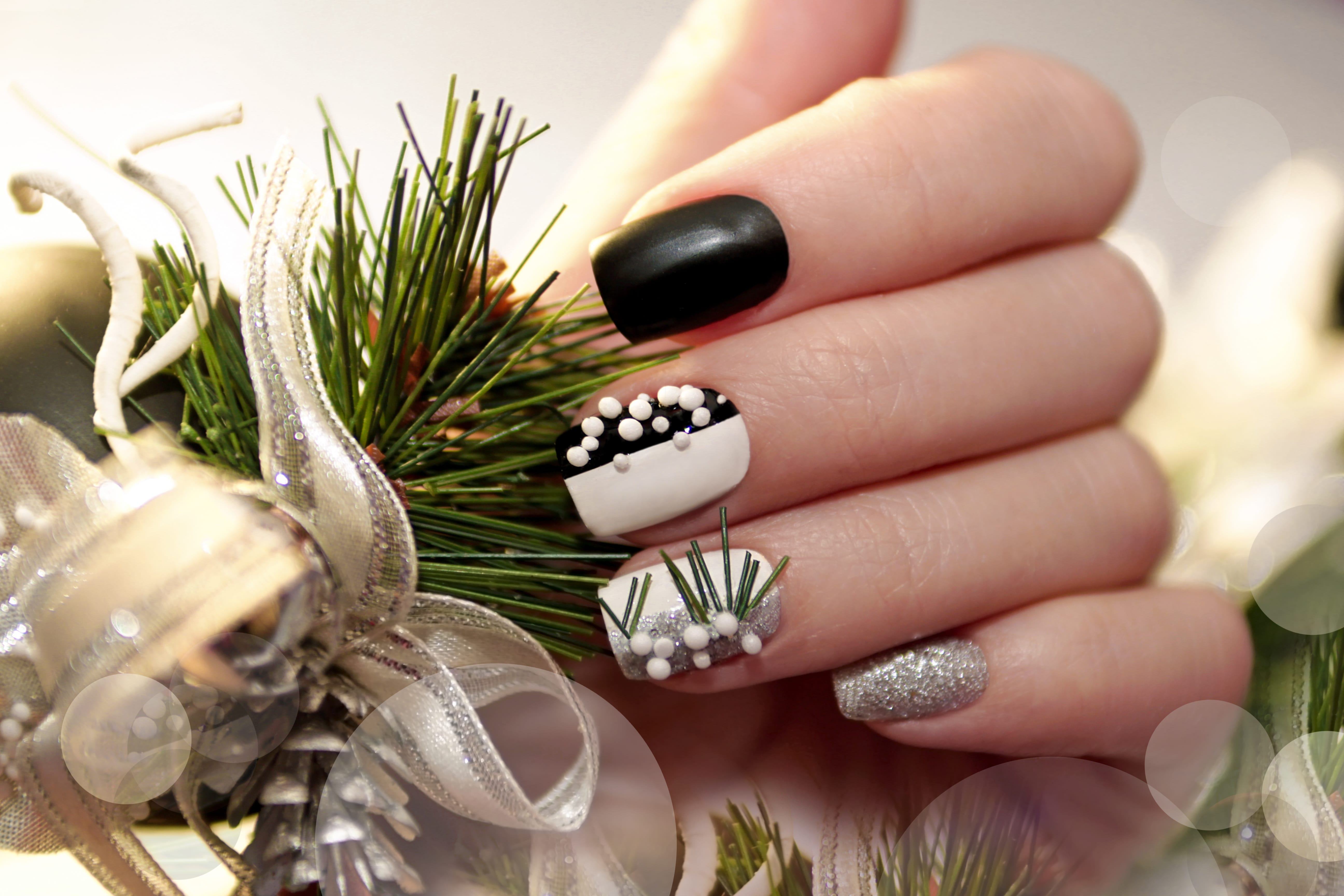 mẫu nail đẹp cho Noel