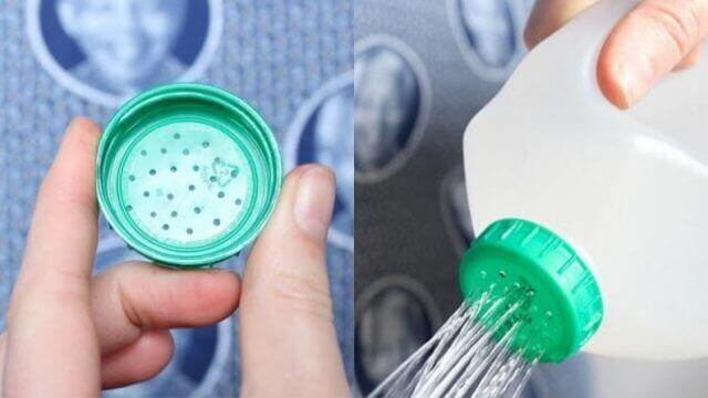 tái chế chai nhựa để tưới nước