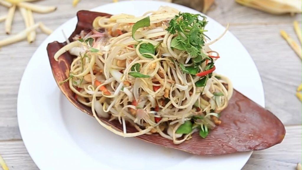 gỏi hoa chuối