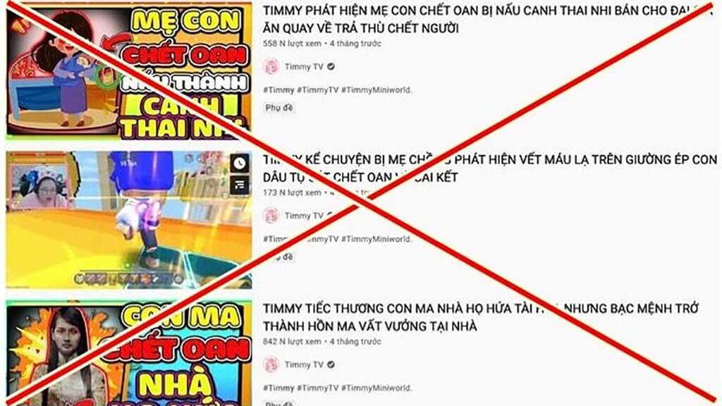 Yêu cầu YouTube gỡ kênh Timmy TV có nội dung nguy hại cho trẻ em 12