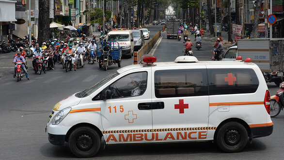 xe cứu thương tại TP.HCM
