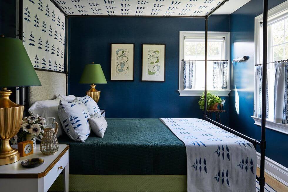 Trang trí phòng ngủ màu xanh dương như thế nào cho bắt mắt? 46