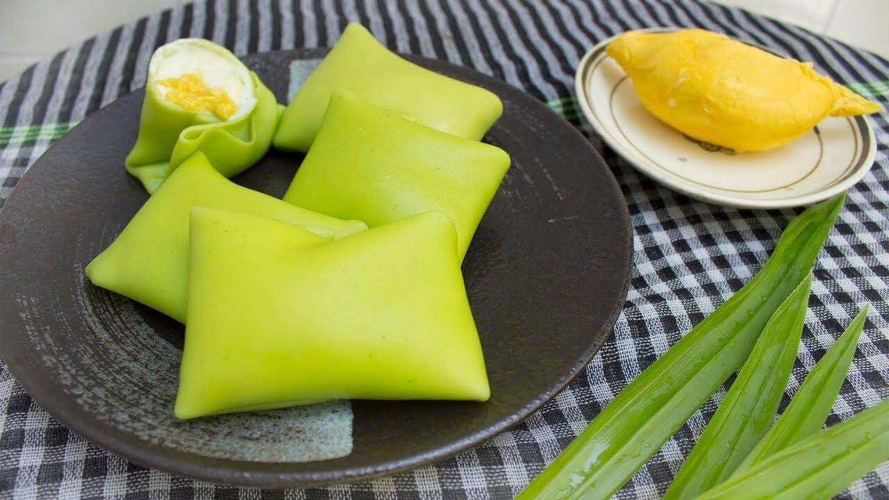 cách làm bánh crepe sầu riêng