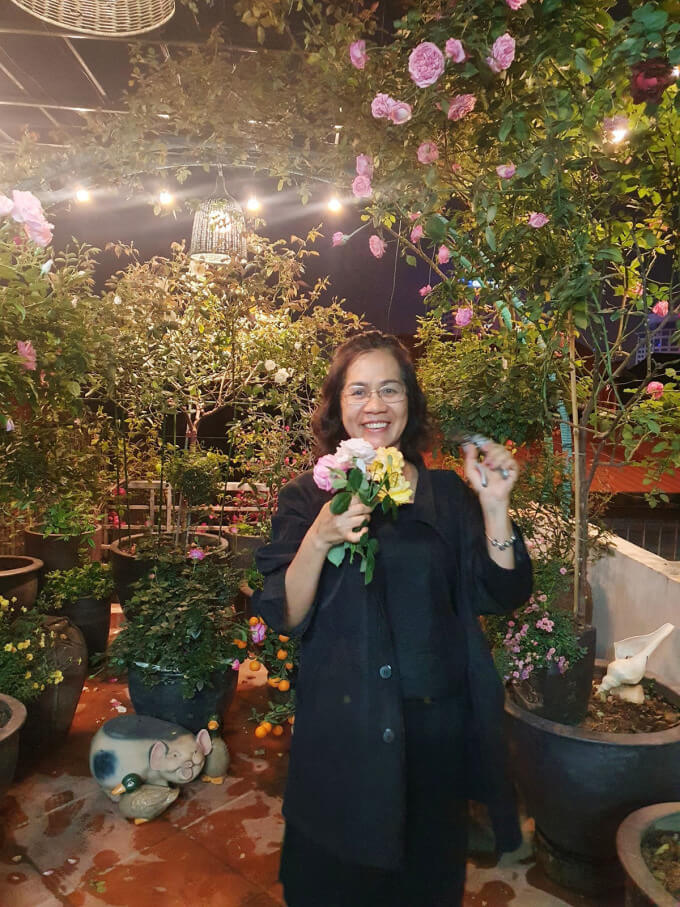 'Vườn hồng nhớ bố' của người phụ nữ Hà thành 42 'Vườn hồng nhớ bố' của người phụ nữ Hà thành 31