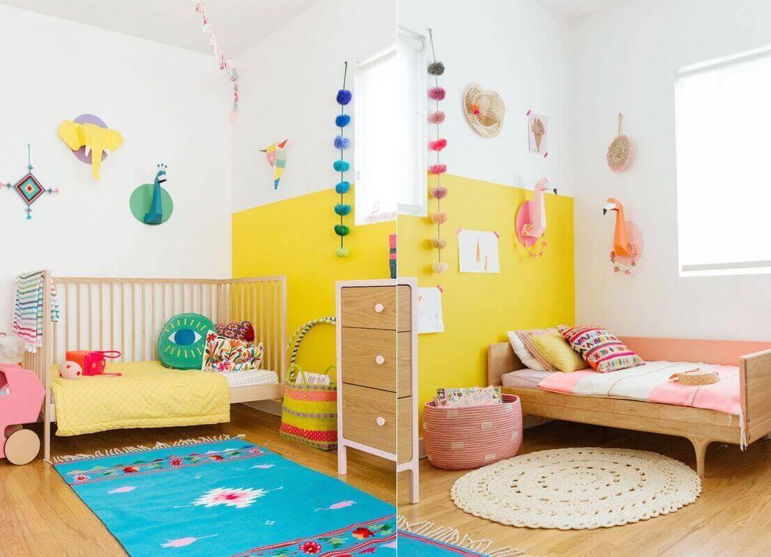 Phòng ngủ trẻ em thuộc mệnh Thổ